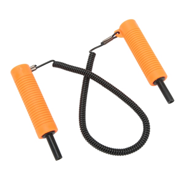 Ice Fishing Safety Pick Rostfritt stål Orange infällbara issyllar för utomhusvinter