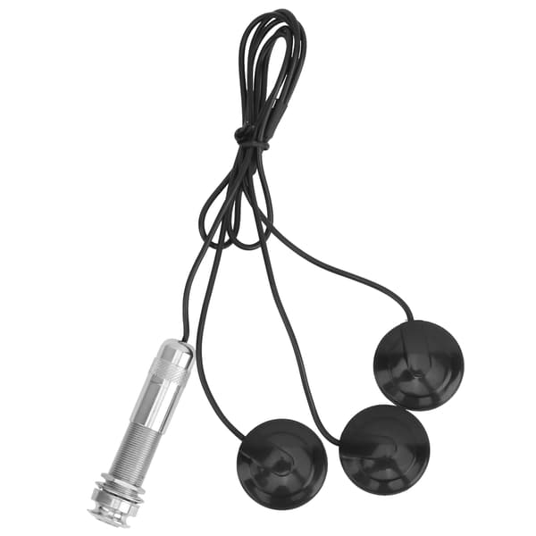 Akustisk Guitar Violin Ukulele Mandolin Piezo Pickup End Button Transducer