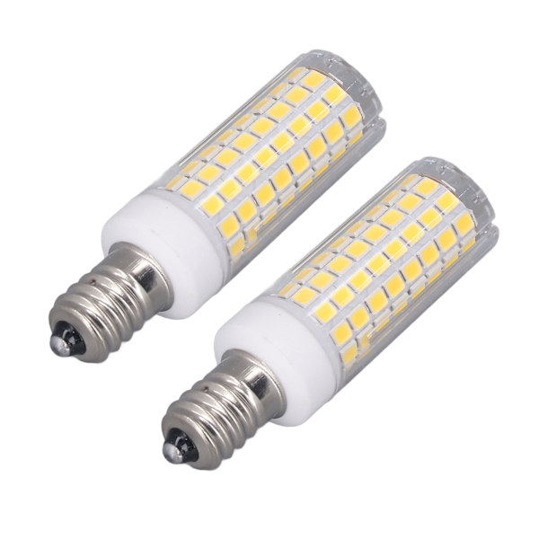 2 ST LED-majslampa 102 LED-lampor 10W Dimbar PC-keramisk energisparande E12-lampa för hembelysning AC 100 till 120V Naturligt ljus