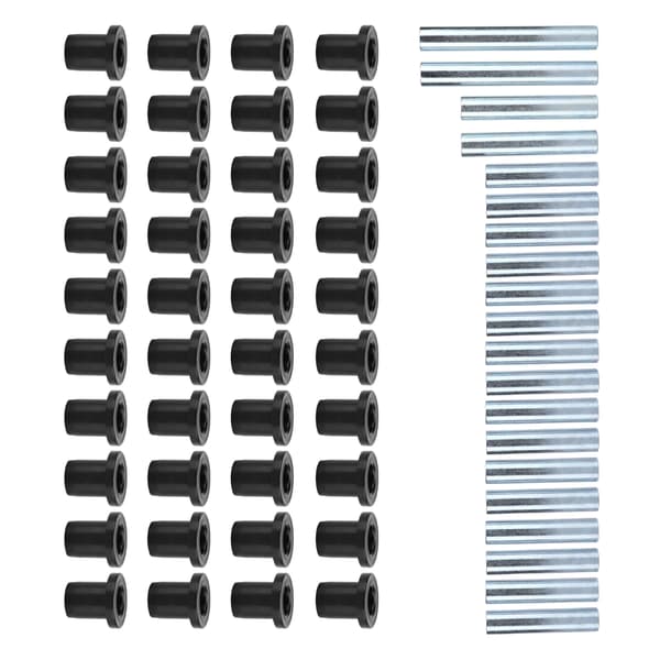 60 Pcs A-Arm Bushing Kit ABS Metal Replacement for Polaris Ranger XP 800 2010-2014