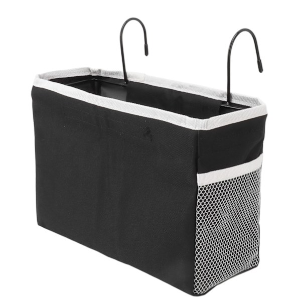 Säng förvaring Korg Krok Hängande Canvas Bag Rail Organisation Hylla för sovsal Office Vardagsrum