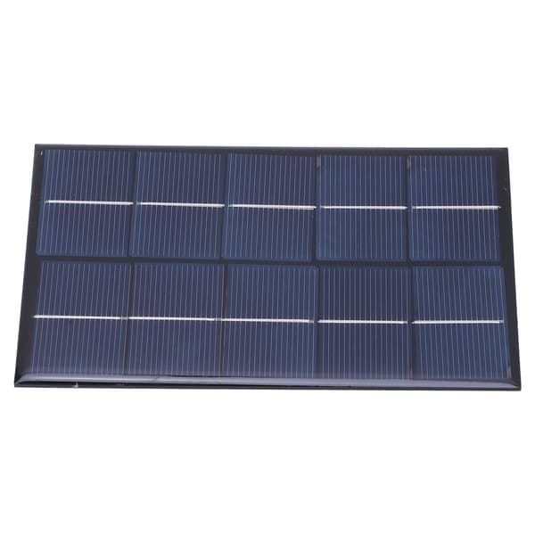 Solar Panel Charger 2W High Conversion Efficiency Energy Saving Waterproof UV-proof for Small Fan Motor LED Light 5V