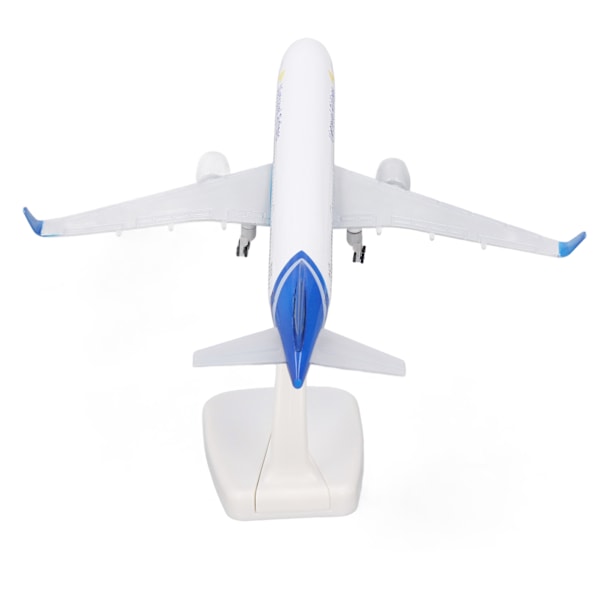 Flygplansmodell 18,4x16,7cm Legering Robust flygplansmodellleksak med landningsställ för samlingsdekoration