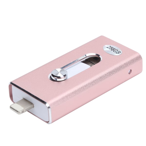 3 i 1 Micro U Disk 256GB OTG Flash Drive USB for minnepinner for Android/iOS/Windows