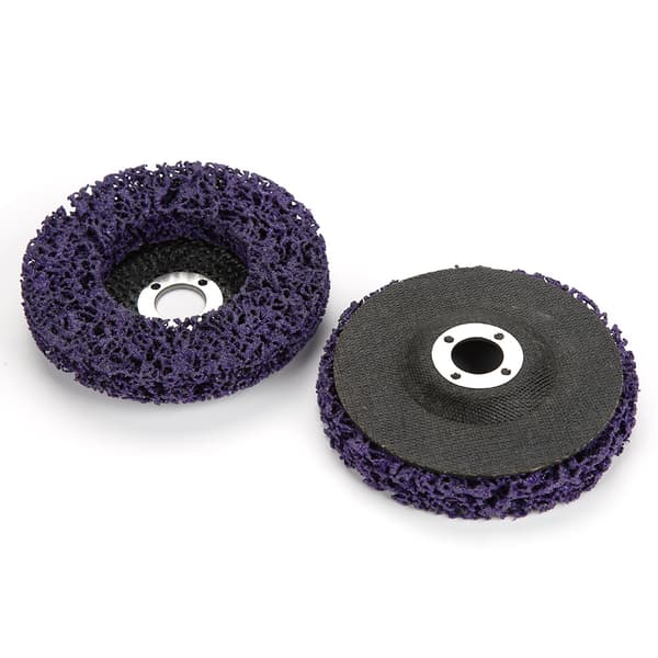 5-delt Poly Strip Skive Sæt 100 mm Diameter Ideel til Fjernelse af Maling og Rust