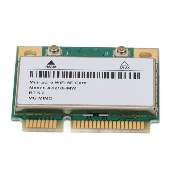 Højeffektiv trådløs netværksadapter til Mini PCIE-interface, 2,4GHz/5GHz/6GHz