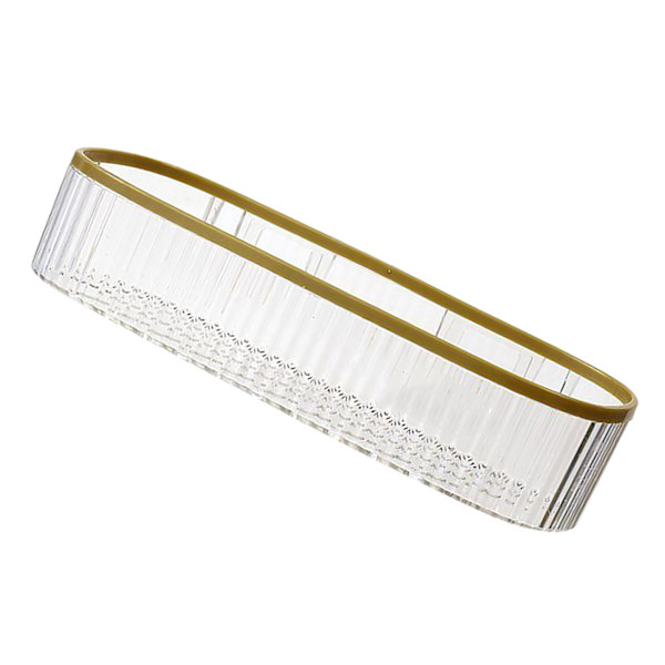 Plast Väggfäste Organizer Punch Free Transparent Vit självhäftande Klar Organizer för badrum Kök Vardagsrum