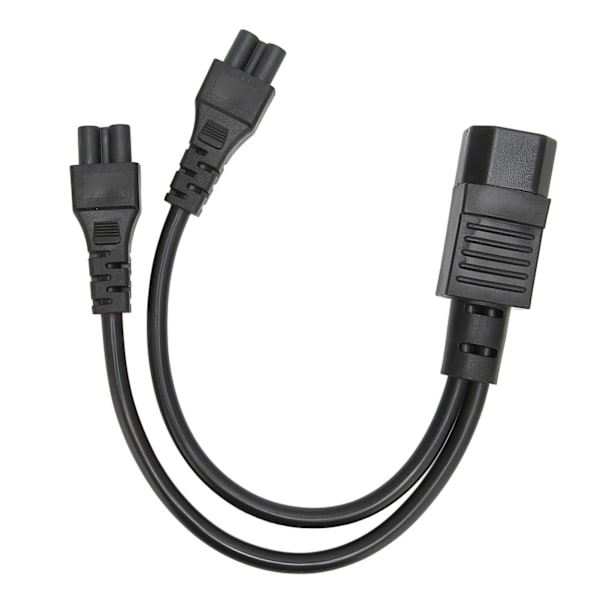 Splitter strømledning IEC320 C14 han til dobbelt IEC320 C5 hun stik til bærbar computer strømforsyning 100‑250V