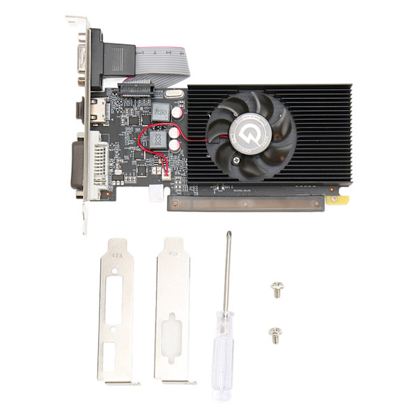Peligrafiikkakort 4GB 64-bittinen GDDR3 954MHz GPU-kello PCI Express 2.0 Työpöytägrafiikkakortti tietokoneen pelikäyttöön
