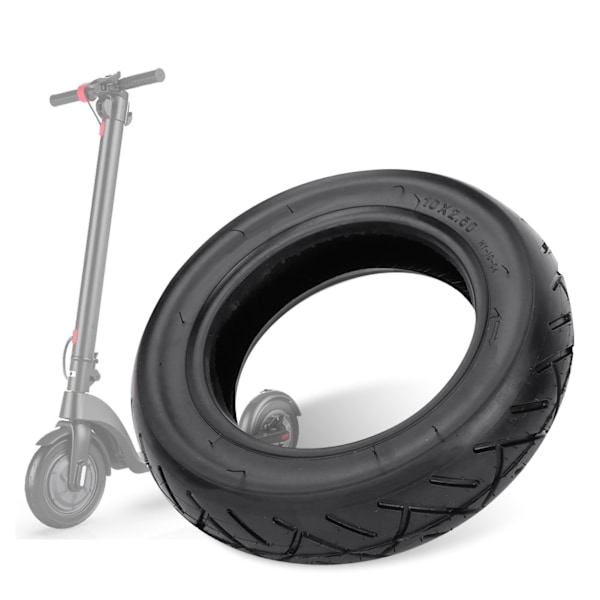 10 tums yttre däck passar elektrisk skoter Balance Drive Cykel uppblåsbart däck