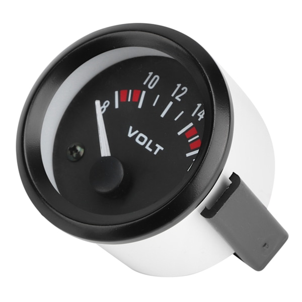 Bil Universal 12V Voltmeter 52mm/2in Spänningsmätare Mätare 8-16V BX100007