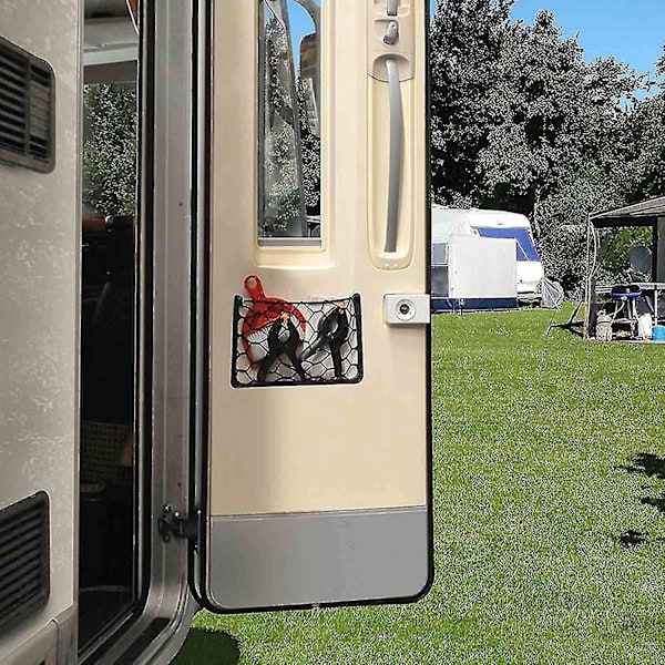 Bil Opbevaringsnet 3 Pak - Høj Elasticitet 36 x 18cm til Bagage, Magasiner - Varevogn Caravan Autocamper Lastbil T4 T5 T6