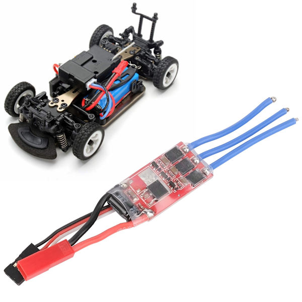 15A 2-4S ESC Electronic Speed Controller Accessory for 1/28 1/24 RC Car Model
