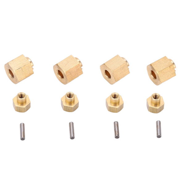 Messinki 7MM pyörän Hex-jatkoadapteri Axial SCX24 AXI900811/24 RC-auton päivitysosiin