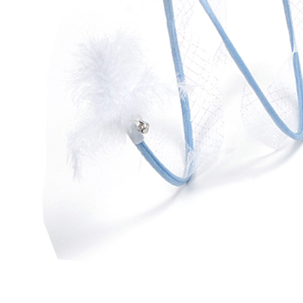 Vikt katttunnel med rullande boll Hopfällbar S-form Interactive Pet Play Tunnels Tube for Home Indoor Blue