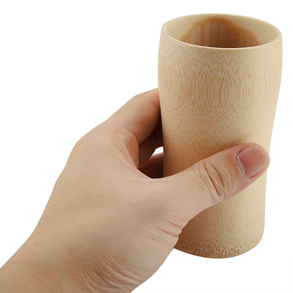 Naturlig bambu trä te Caddy drickskoppar öl vin tumbler hantverk