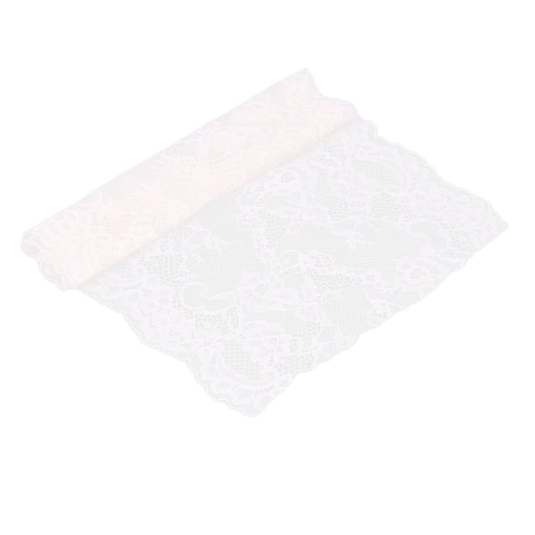 10 Yards Bred Spetskant Multi Purpose 4 Färger 23cm Bredd Mode Elegans Klädtillbehör Spets för Hushåll Rosa