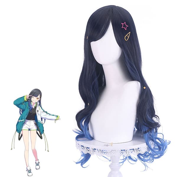 PC Master Shengda World Plan Farverig Scene Baishixing Cosplay Paryk