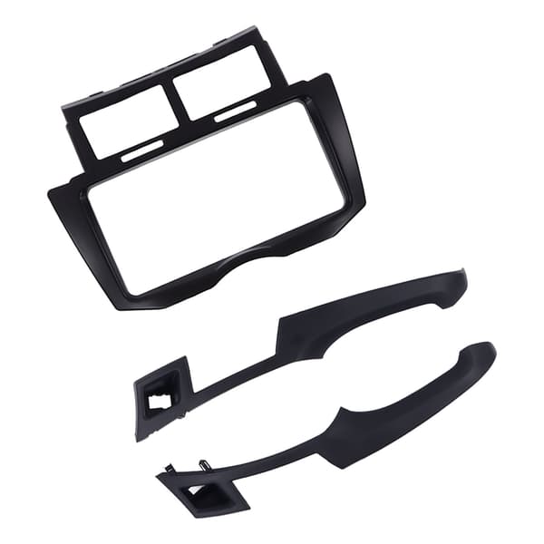 Bil Facia 2DIN Radio Stereo Dash CD Ramme Panel Udskiftning til Yaris Vitz Platz 2005‑2011 Sort