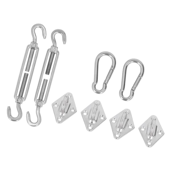 Sun Shade Sail Hardware Kit Installation Buckle for Rectangle and Square Awning 5mm