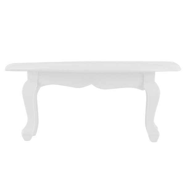 Mini Soffbord 1:12 Snekbord Miniatyr Möbel Modell Dockhus Dekorationer Tillbehör Vit