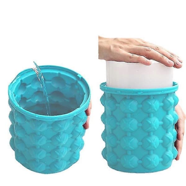 1100ml silikon isbitform med dobbel hulrom, isbøtte