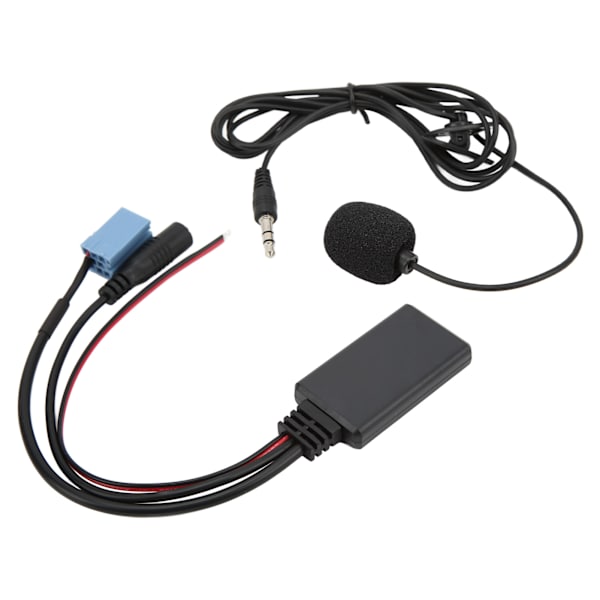 Bluetooth 5.0 AUX IN-kabel 3,5 mm kontakt ISO 8-pin 7 607 897 093 Handsfree-mikrofonutskifting for Bora for Blaupunkt