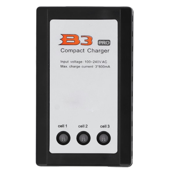 Litiumbatterilader Hurtigbalanceret Overladningsbeskyttelse Kompakt B3 AC 110~240V US-stik