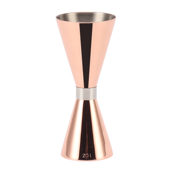Cocktail Jigger Double Ended 304 rostfritt stål Bar Mätkopp med skala för hemmafest Rose Gold