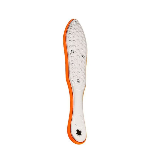 Ruostumattomasta teräksestä valmistettu kannettava jalkahoitotyökalu Foot File Callus Removalgreen orange
