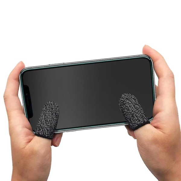 10 par mobilspill-fingertupphansker for gamer Svettesikre Anti-skli berøringsskjerm fingerhylse pustende
