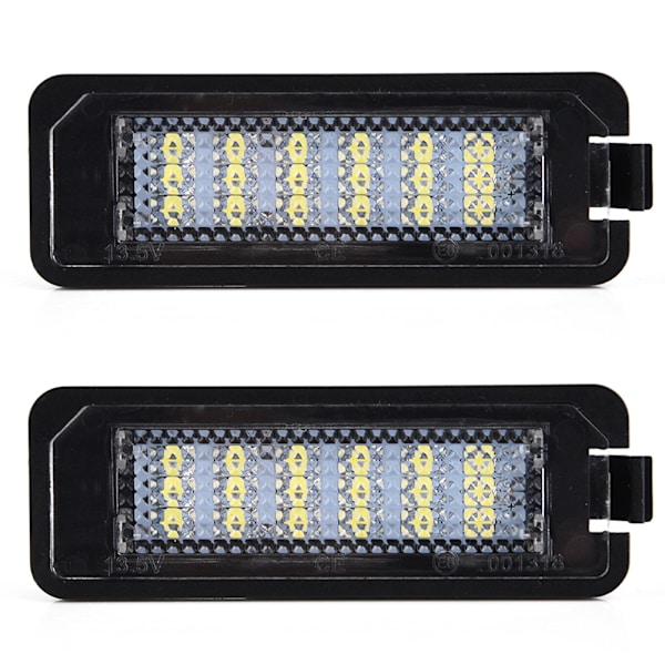 2 stk. LED-lys for bilskilt for Golf 4 1998-2002