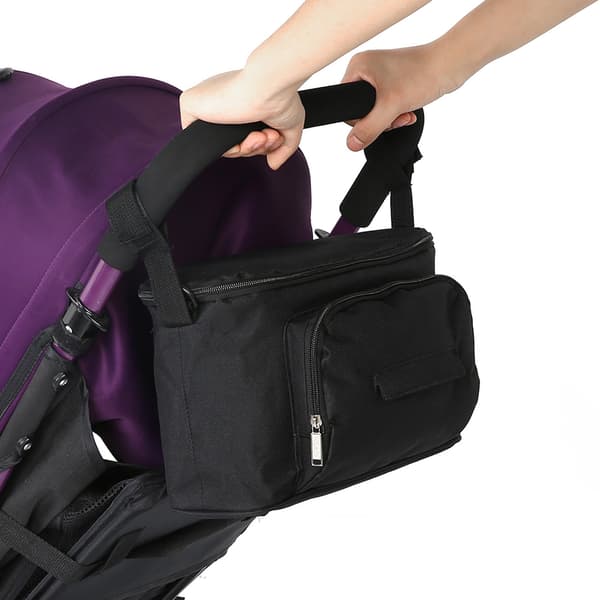Stroller Hanging Bag Stroller Organizer Storage Bag Diaper Bottle Cup Holder