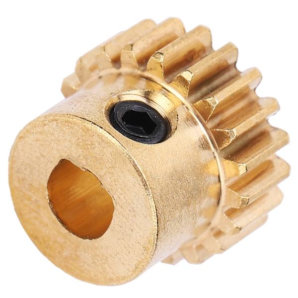 4301-0006-0020 Messinkivaihde 20 hammasta 6 mm D-poraus 0,8 MOD teollisuusrobotille