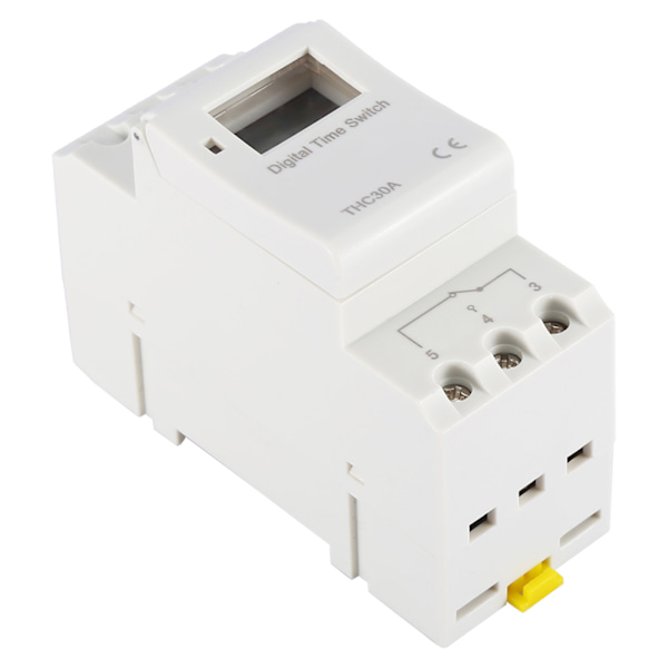 THC 30A Digital Timer Switch Programmerbar Elektronisk Tidkontrollbrytare (12V)