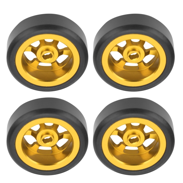 4 stk. Aluminium Alloy Drift Dekk RC Biltilbehør Passer for Wltoys K969 K989 P929 1/28 RCGolden
