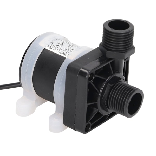 Liten nedsenkbar pumpe Sikker Stabil ytelse Energibesparende Stille fontenevannpumpe DC12V 20W 800L/h