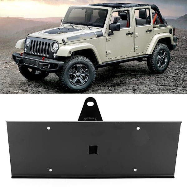 Bilreservdæk Nummerpladeholder Passer til Jeep Wrangler JK 2007-2017