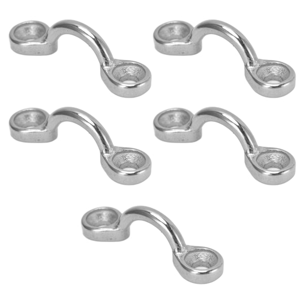 5 stk Dæksøjerem Rustfrit stål 316 Pad Eye Tie Down Ankre Marine Kajak Kanotrigg 5 mm