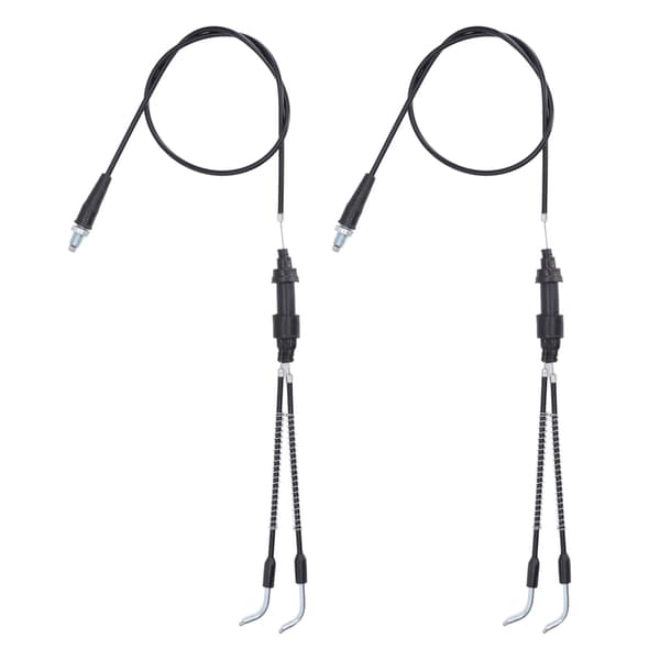 Throttle Cable Black 01 0813 Metal Pull Push Throttle Cable Replacement for Banshee 350 YFZ350 1987-2006