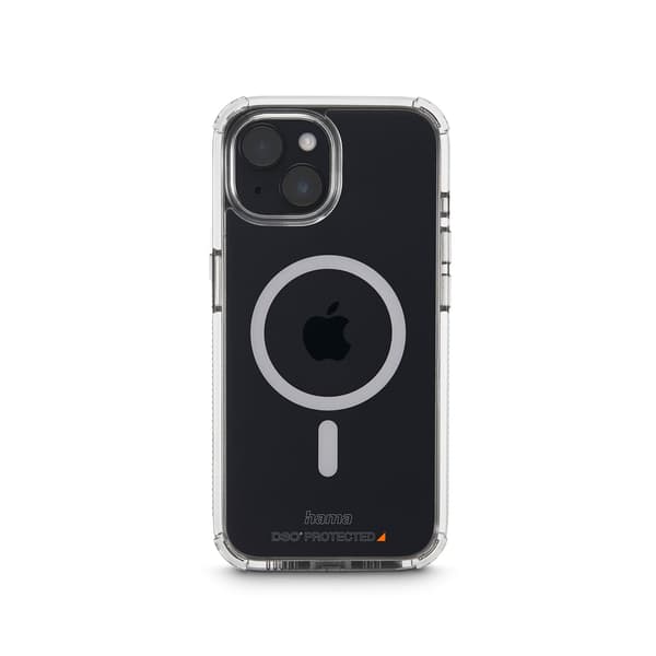 HAMA Extreme Protect MagCase Kompatibel med iPhone 15 Plus Transparent Polykarbonat