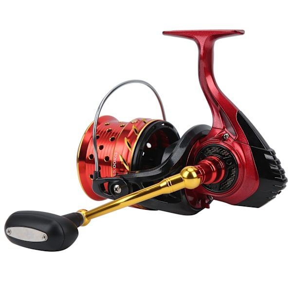 Metall Fiske Spinnrulle 4.1:1 Växel Förhållande Hög Hastighet Carving Spole Fiske Rulle CS8000