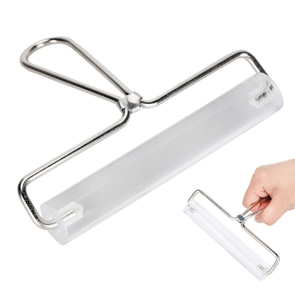Akrylroller Keramiklera NonStick Hantverk DIY Verktyg för Rullning Stämpling Prägling (15cm Roller)