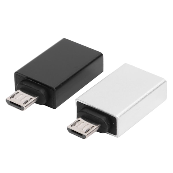 2st Adapter Konverter USB Micro OTG för Laptop Telefon PC Gamepad Dataöverföring Laddning