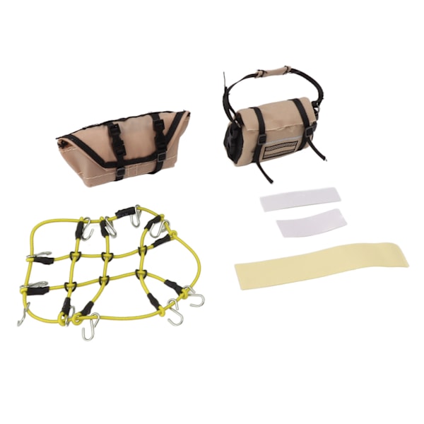 RC Simulation Yellow Roof Bagage Net för Traxxas 1/18 TRX4M