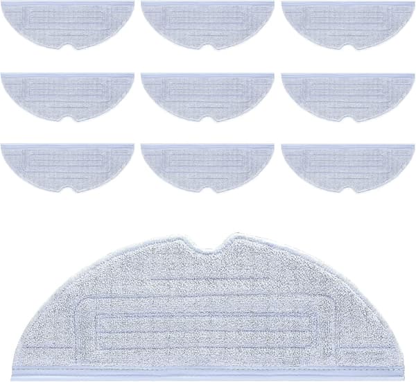 Roborock S7 mopp, 8-pakning utskiftbare mopper Kompatibel med Roborock S7/S7 Plus/S7 MaxV