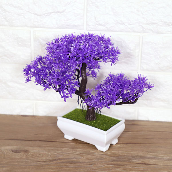 Keinotekoinen Bonsai Tekokukka Kukkakasvi Kotitoimisto Sisustus
