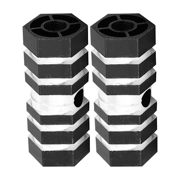 Bagakselpinde Cykelpinde i Aluminiumlegering BMX-pinde (sorte)