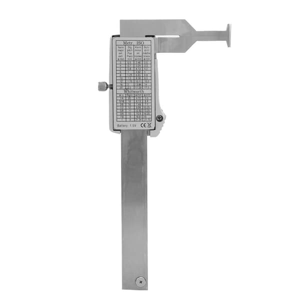 Rustfri stål Vernier Caliper Intern Spor 14-75mm