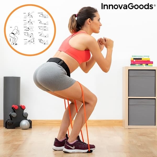 Bootrainer - Bælte med modstandsbånd Kompatibel med Glutes + Træningsguide 309